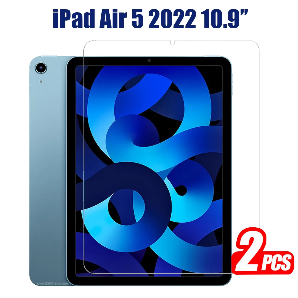 Закаленное стекло для Apple iPad Air 5 2022 A2589 A2591, полноэкранное Защитное стекло для iPad Air 5-го поколения