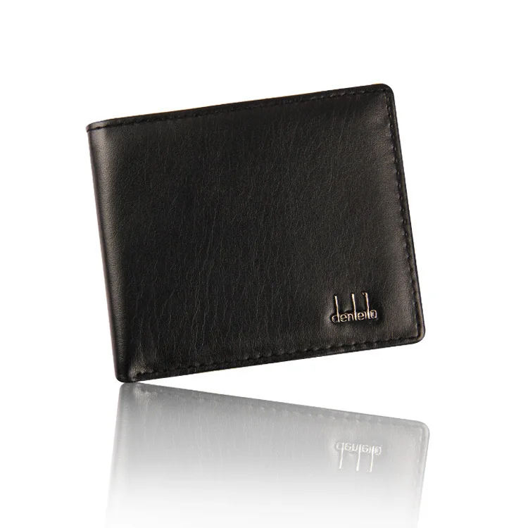 

Men Business Bifold Wallet Men's PU Leather Credit ID Card Holder Case Solid Purse Pockets Bags Carteira Portfel Cartera Hombre