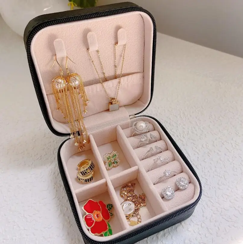 Wholesale Women Jewelry Organizer Storage Box Case Makeup Jewelri Contain Bulk Wedding Guests Mom Gifts Accessories Supplies