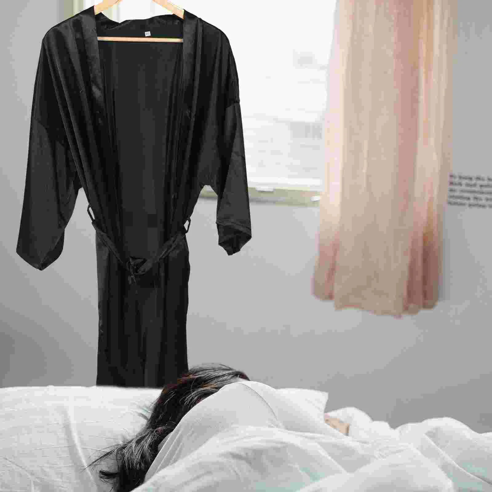 Cardigan Women Trendy Silk Robe Short Bridal Glossy 142x94cm Wedding Bride White Robes