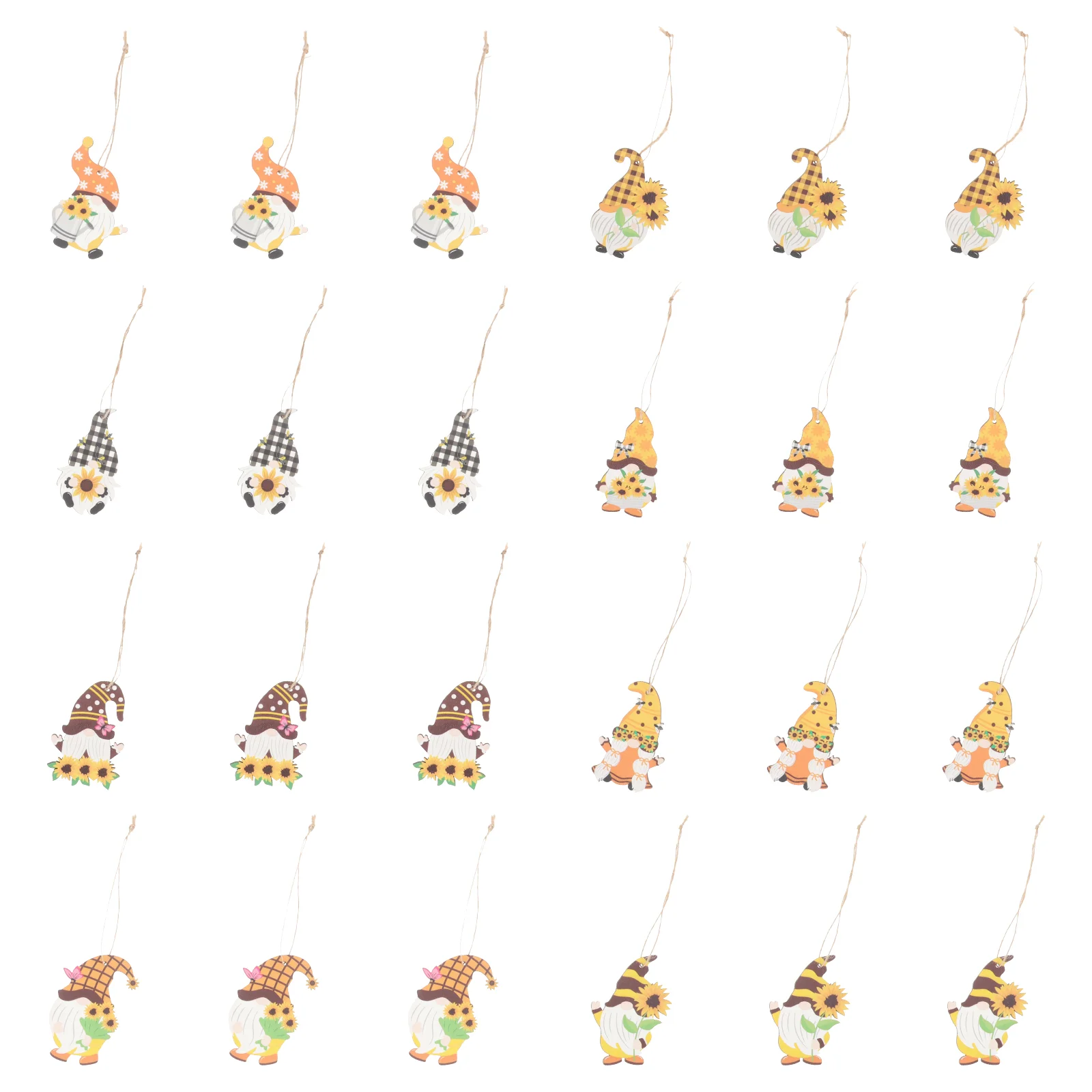 

24 шт. Изысканная фотография вечевечерние в честь благодарения фотосессия деревянный подвесной Гном