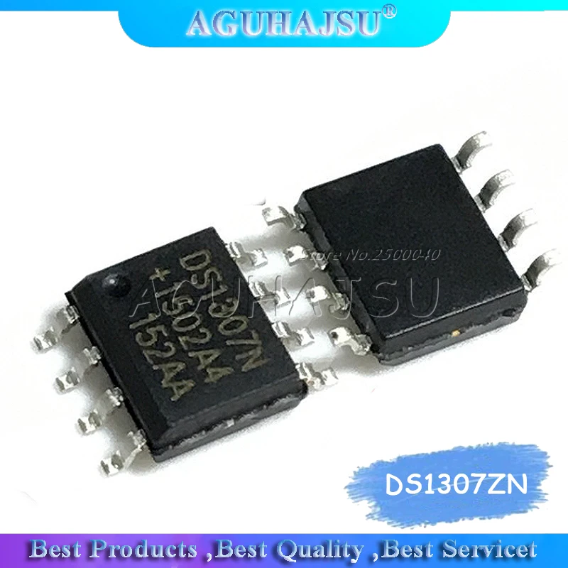 

10 шт., DS1307ZN SOP-8 DS1307Z SOP8 DS1307 DS1307N SOP SMD, новые и оригинальные