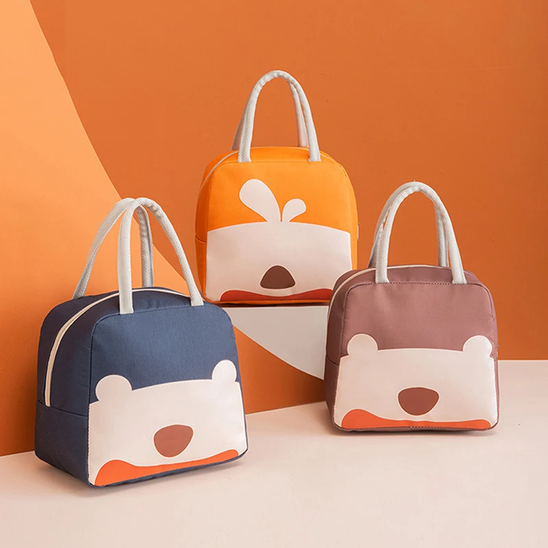 

Functional Pattern Lunch Box Portable Insulated Oxford Cloth Lunch Bag Thermal Food Picnic Lunch Bags For Women Kids