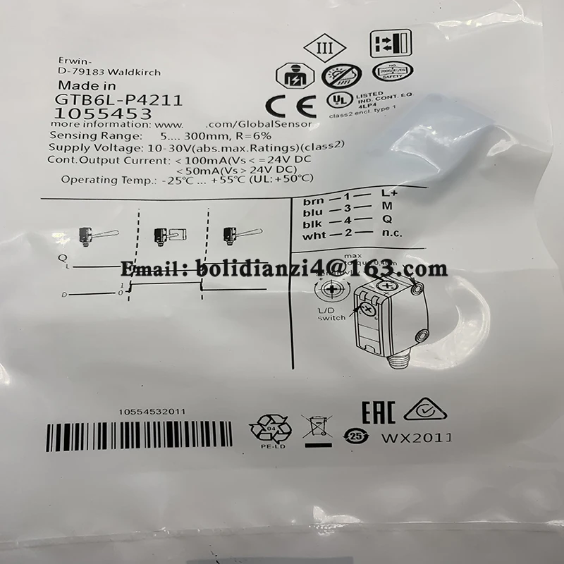 Фотоэлектрический переключатель GTB6L-P4211 GTB6L-N1211 GTB6L-N4211 GTB6L-N3211 GTB6L-N6211 GTB6L-P1211 GTB6L-P3211 В