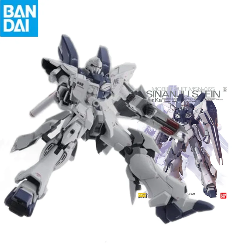 

Bandai Gunpla Mg 1/100 Msn-06S Sinanju Stein Ver Gundam Assembly Model High Quality Collectible Robot Kits Models Kids Gift