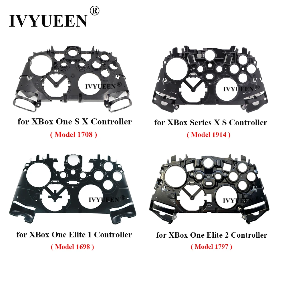 

IVYUEEN Plastic Middle Frame for Xbox One Series S X Elite 1 2 Controller Housing Shell Inner Holder Case Repair Accessories