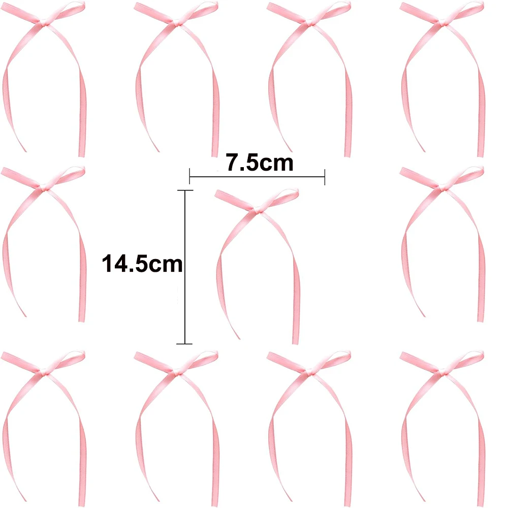 

Топперы для кексов с бантом, розовые, картон, 10 шт.