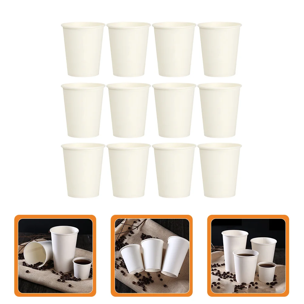 

100 шт. бумажные стаканчики для питья, одноразовые бумажные стаканчики, бумажные стаканчики для кофе Вечерние