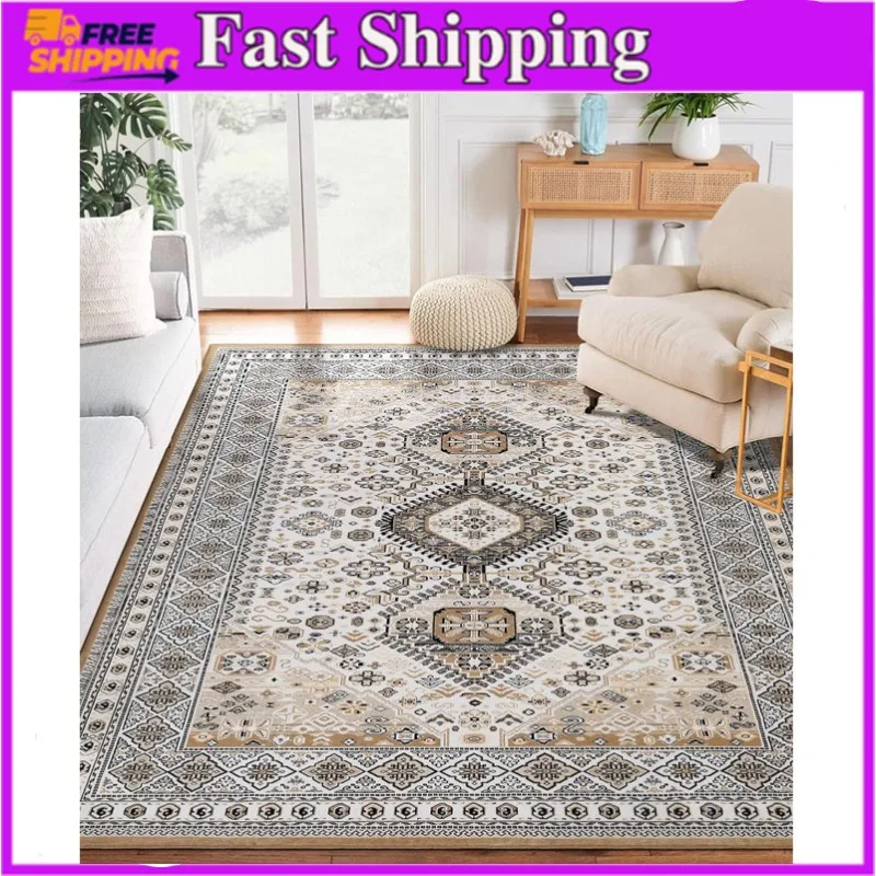 

Коврик для гостиной rug8x10, богемные ковры, моющийся коврик, мягкие складные ковры, Нескользящие, устойчивые к пятнам, винтажный декор для помещений