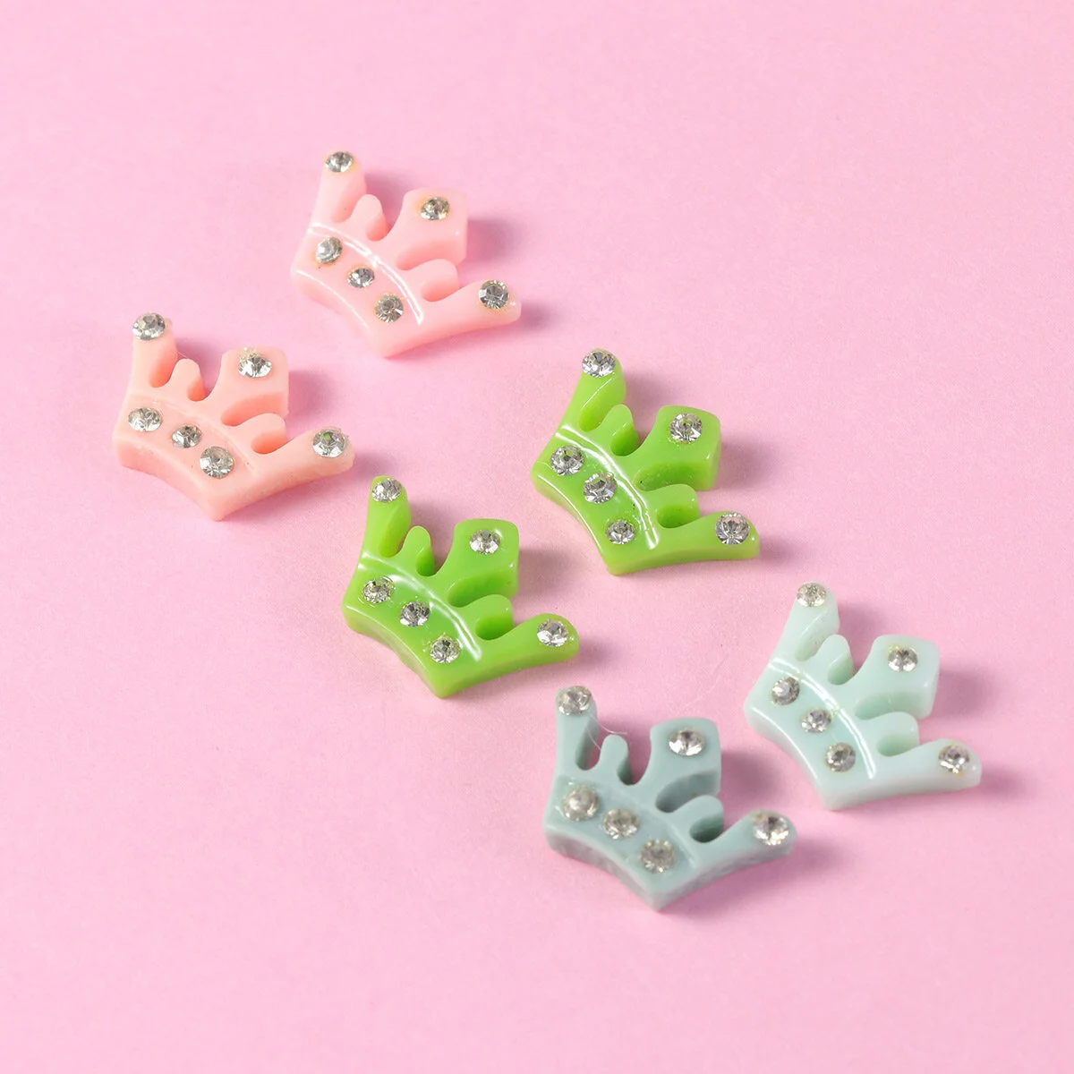 

Confetti Crown DIY Jewelry Pendants Resin-encrusted Hat Clothing Accessories