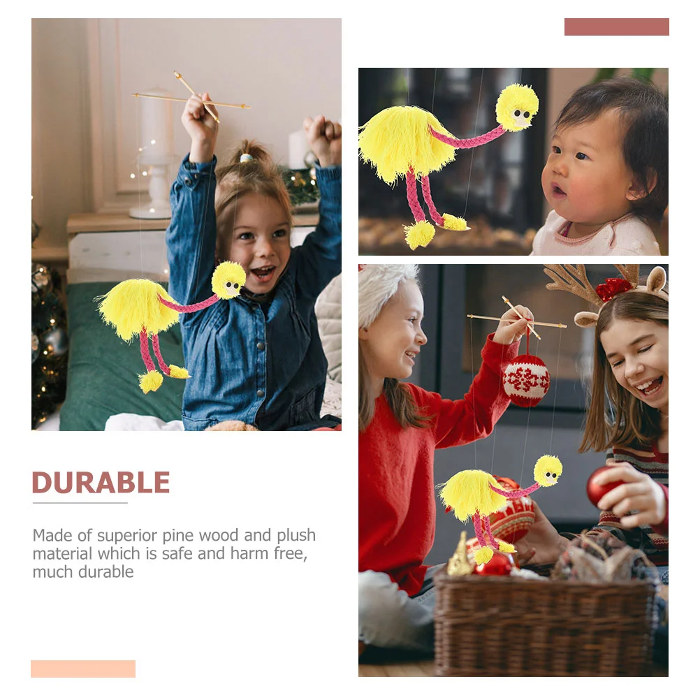 Пушистые животные кукла страус марионетка детские игрушки забавная фигурка