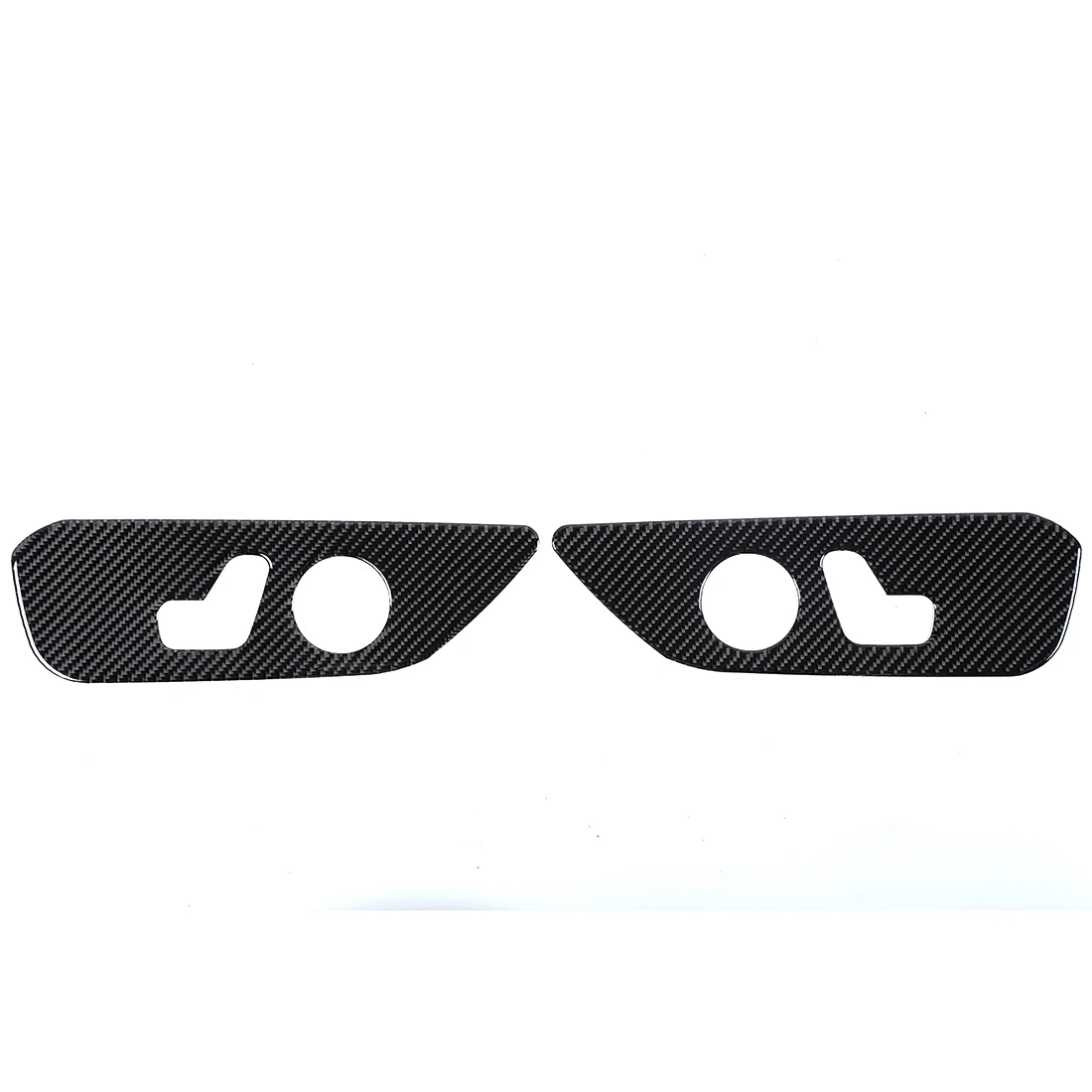 

Наклейки на панели автомобильных сидений Dodge RAM 1500 2018-2022 из углеродного волокна