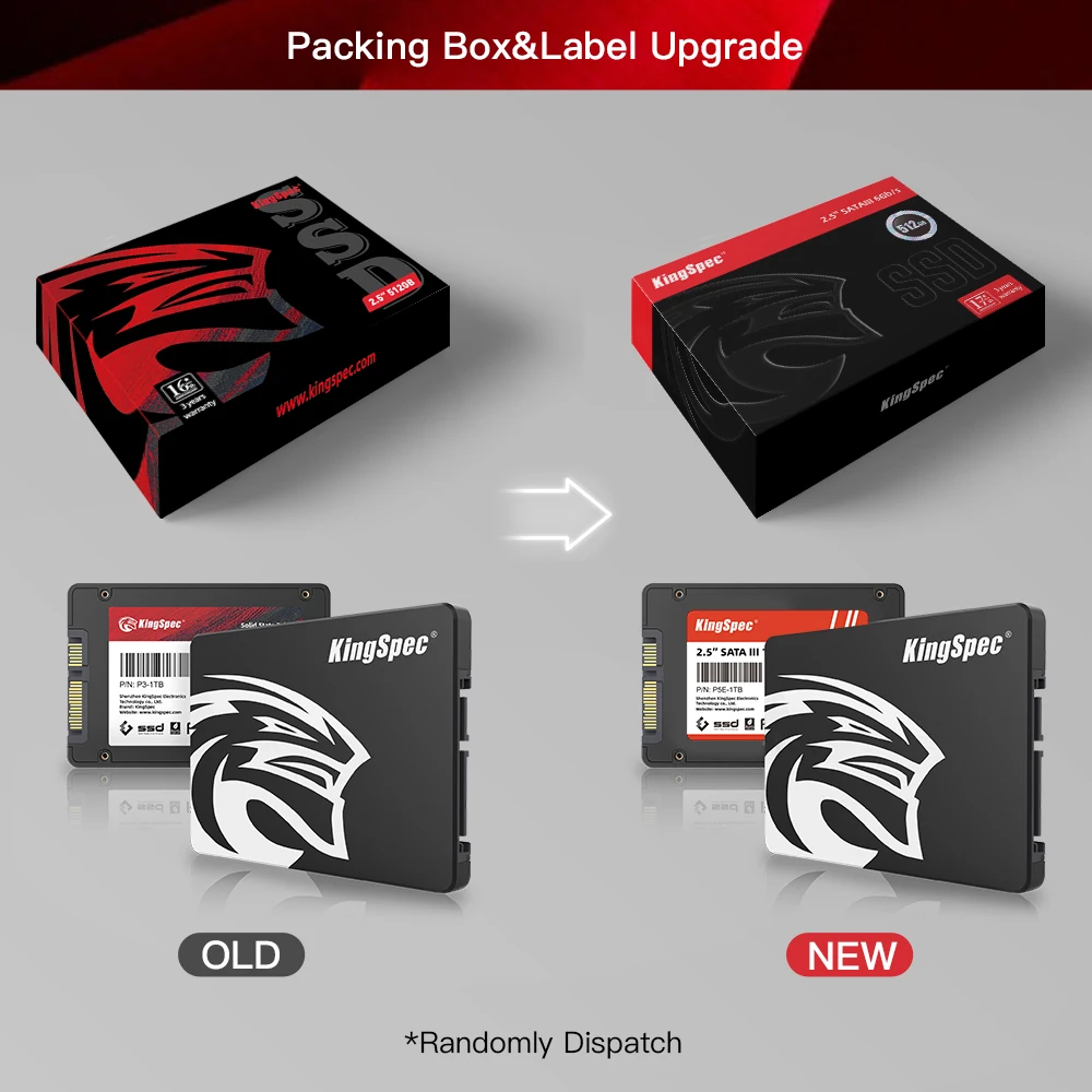 SSD-накопитель KingSpec 2 5 дюйма SATA3 256 ГБ 64 Гб 128 Hdd 512 1 ТБ