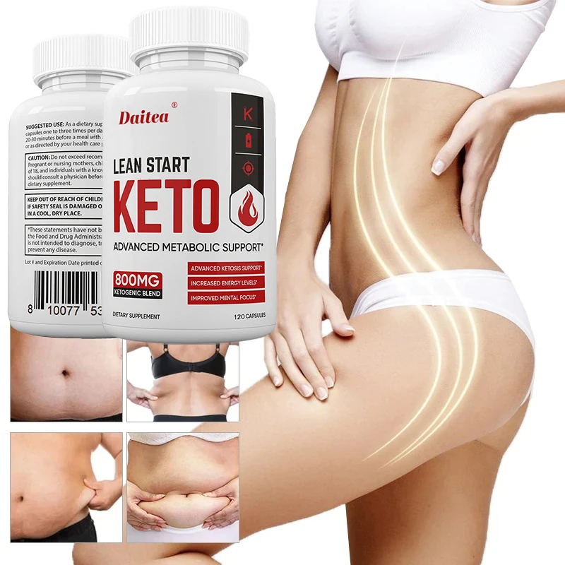 

Daitea BHB Keto Weight Loss Capsules, Promote Digestion and Metabolism, Burn Fat Fast, Slim Waist, Arms, Legs and Body