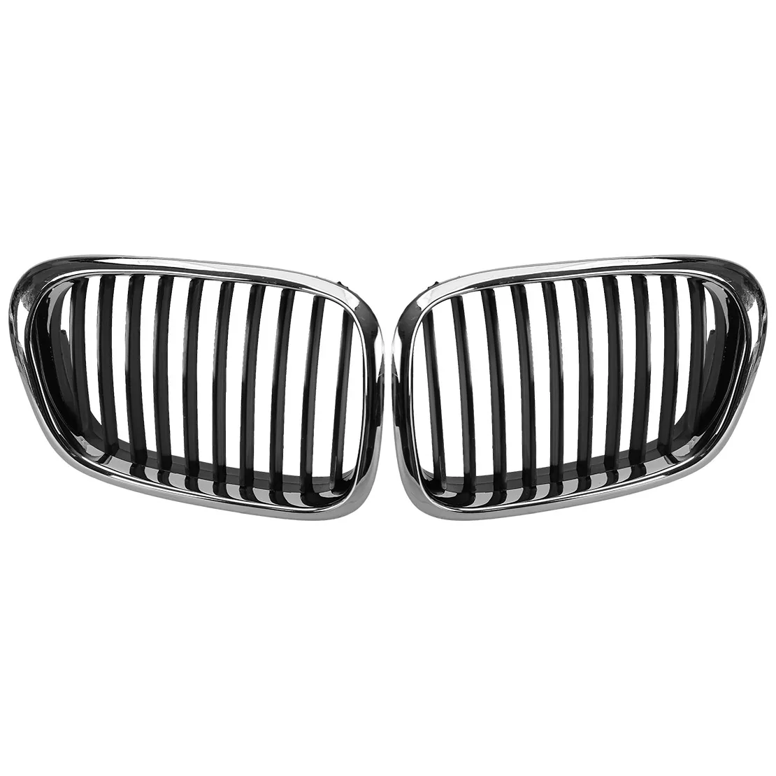 51137005837 51137005838 1 Pair Car Front Bumper Hood Grilles Fit For BMW 5 E39 520i 523i 525i 528i 530i 535i 540i M5 1999-2003