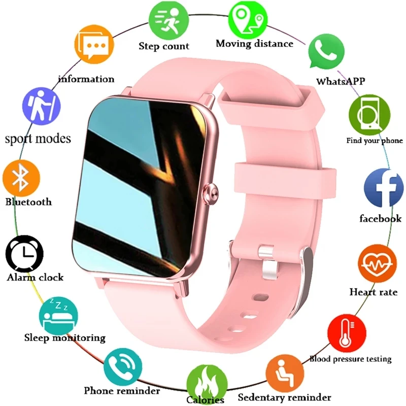 

Смарт-часы LIGE женские и мужские с измерением пульса