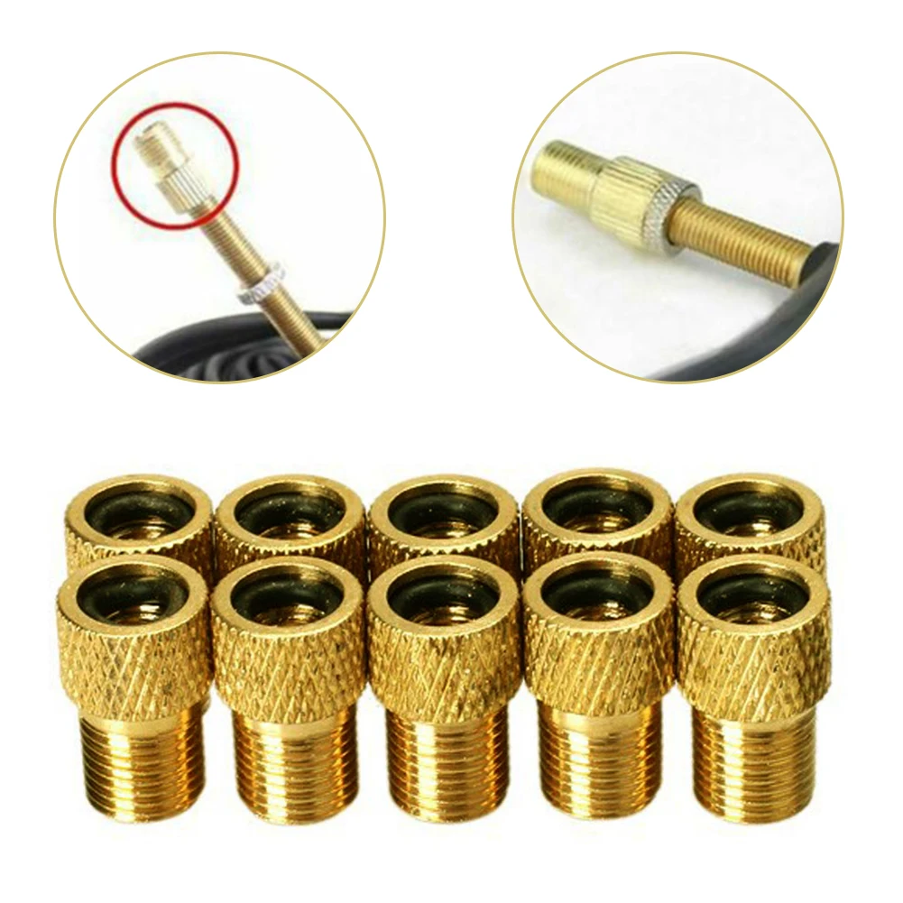 

10 PCS Presta to Schrader Valve Adapter Converter Bicycle Bike Tire Tube A266