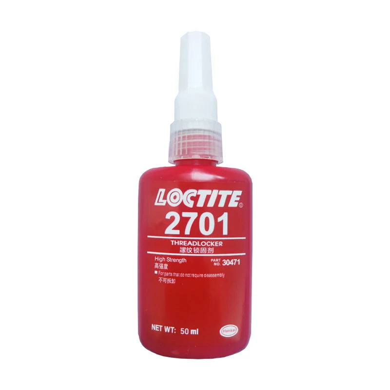 Клей для резьбы loctite 2701 50 мл герметичный стойкий к ржавчине высокопрочный