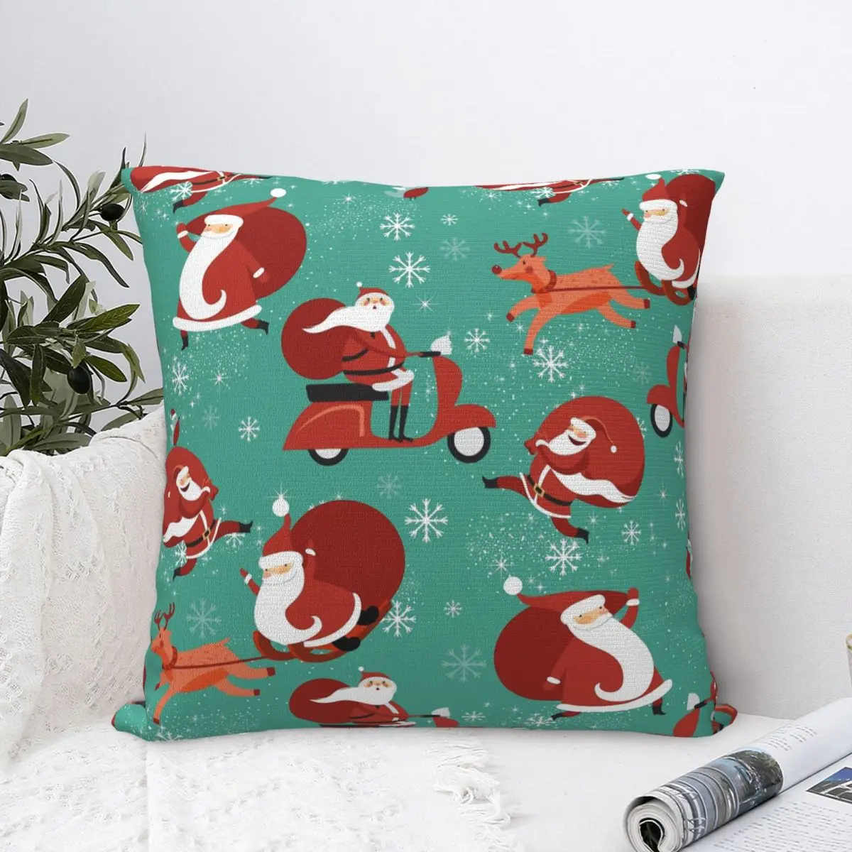 Gift Giving Throw Pillow Case Christmas An Important Christian Festival Commemorating The Birth Of Jesus Christ Cushions