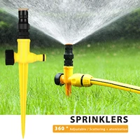 360%c2%b0 automatic sprinkler irrigation head adjustable spray nozzle water sprayer mist cooling system for garden lawn tool