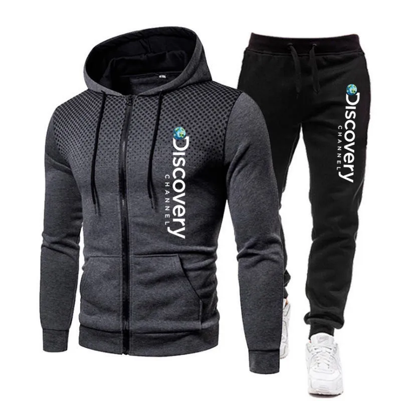 

New Fashion Tracksuit For Men Hoodie Fitness Gym Clothing Men Running Set Sportswear Jogger Men'S Tracksuit Winter Suit Sports