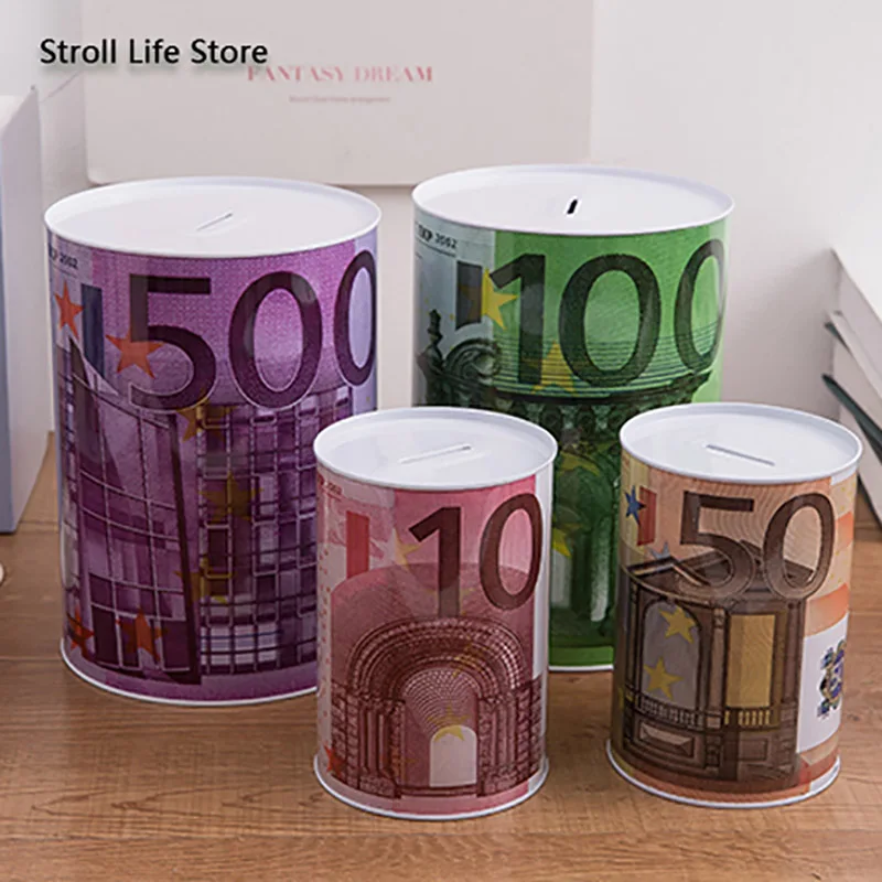 Creative Large Savings Money Boxes Nordic USD EUR GBP Jar Coin Bank Piggy for Paper Cash Box Birthday Day Gift FP095 | Дом и сад