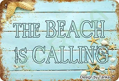 Металлические оловянные знаки JIUFOTK в виде морской звезды пляжный вызов плакат