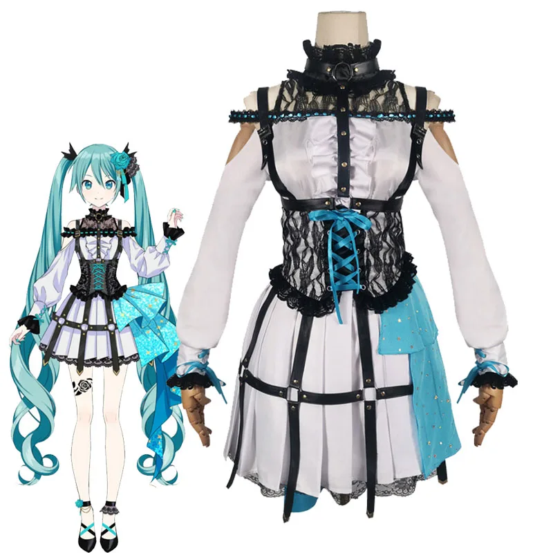 

Anime Miku Cosplay Dresses Project Sekai: Colorful Stage! feat. Future Formal Dress Princess Her Highness Costume