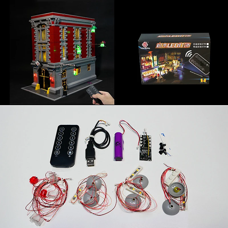 Фотообои для рукоделия набор LEGO 75827 Firehouse (только фотообои без модели