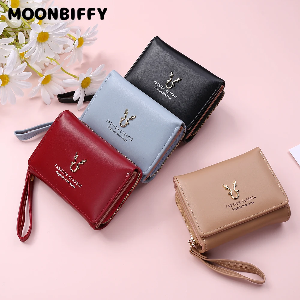 

Новинка 2022, Модный женский кошелек, короткий кошелек для женщин, кошельки для женщин, держатель для карт, маленький дамский кошелек, Женский ...