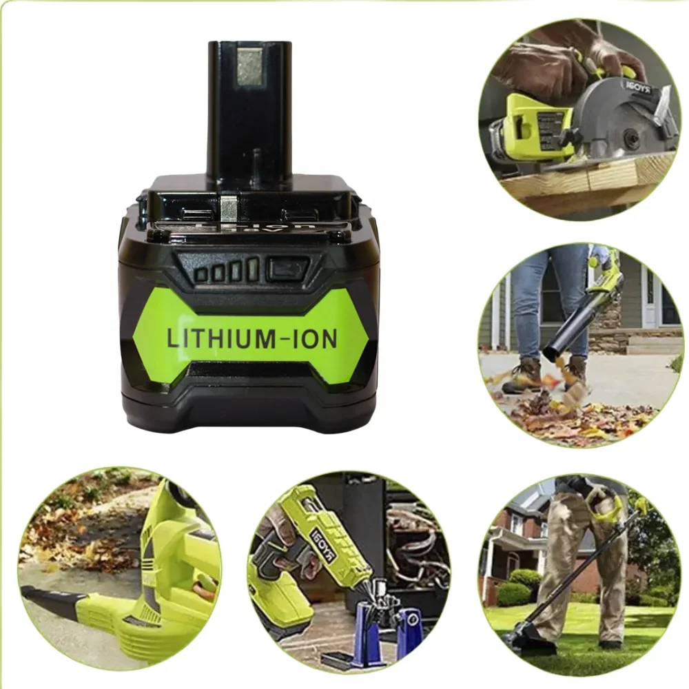 Литий-ионная аккумуляторная батарея для Ryobi 18 В 6000 мАч