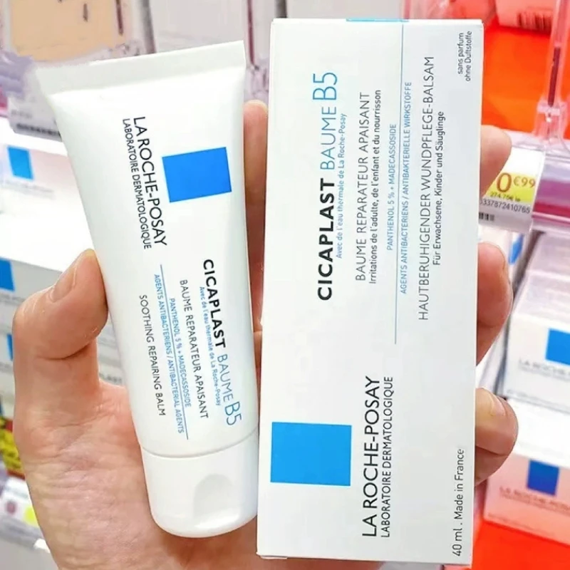 

La Roche Posay CICAPLAST B5 40ml Facial Cream Soothes Sensitive Skin Centella Asiatica Repair Balm Redness Dryness For Dry Skin