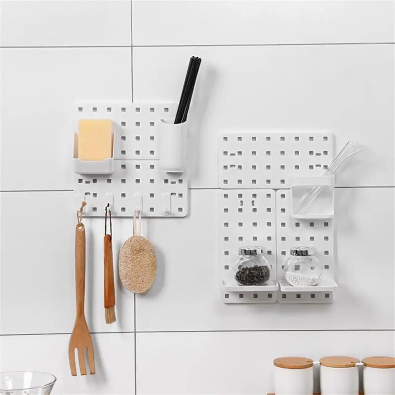 

Wall Hanging Storage Organizer Creative Punch-free Self-adhesive Hook Storage Hook Wholesale Storage Wall Decor Plastic