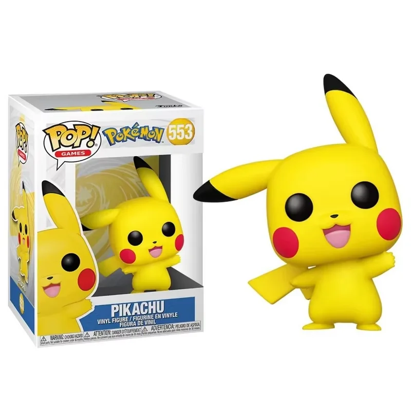 Фото Новинка: Серия Funko POP Pokemon # 353 # 553 # 598 # 779 # Коллекционная виниловая фигурка Пикачу 842: Игрушки для детей, подарки на Рождество №2