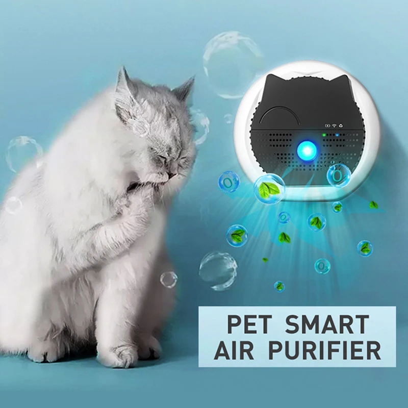 

3600mAh Smart Cat Odor Purifier For Cat Litter Box Deodorizer Automatic Pet Toilet Air Purifier Dog Cat Litter Deodorant