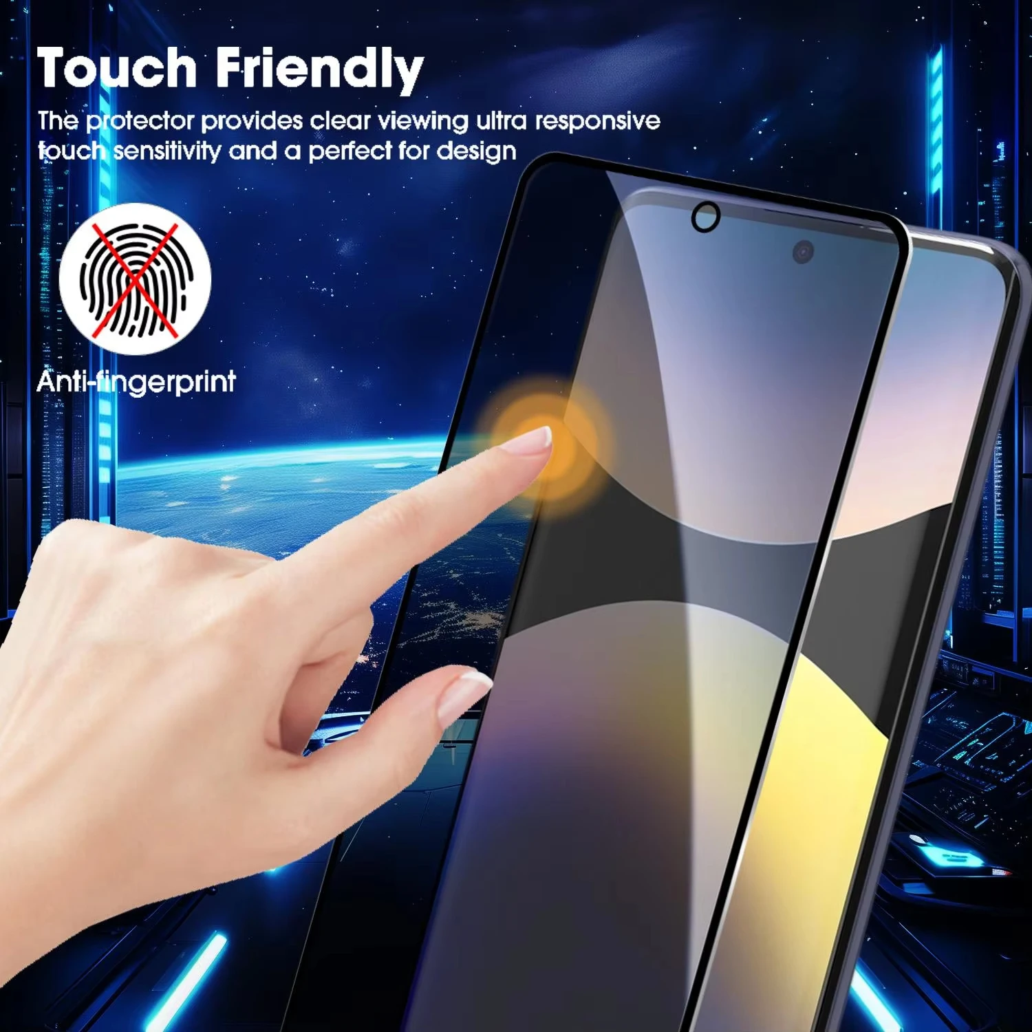 Фото Защитное стекло для Samsung S24 S25 Ultra S26 Edge S23 S22 S21 Plus с защитой от подглядывания, без пыли, легко устанавливается №3
