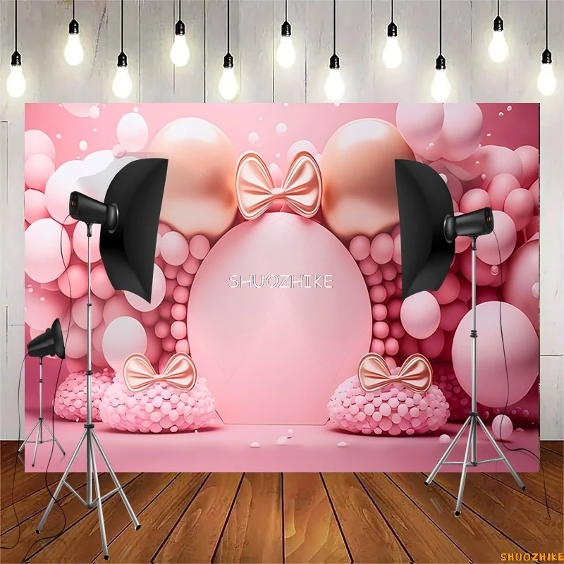 Фотофон виниловый SHUOZHIKE цветочный