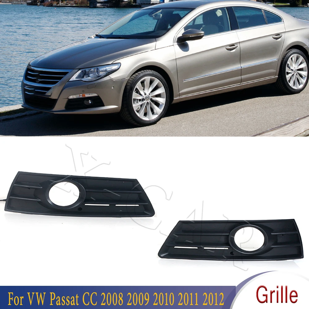 

Левая Правая передняя фара Решетка переднего бампера противотуманные фары подходят для VW Passat CC 2008 2009 2010 2011 3C8853665C 3C8853666C для автомобиля