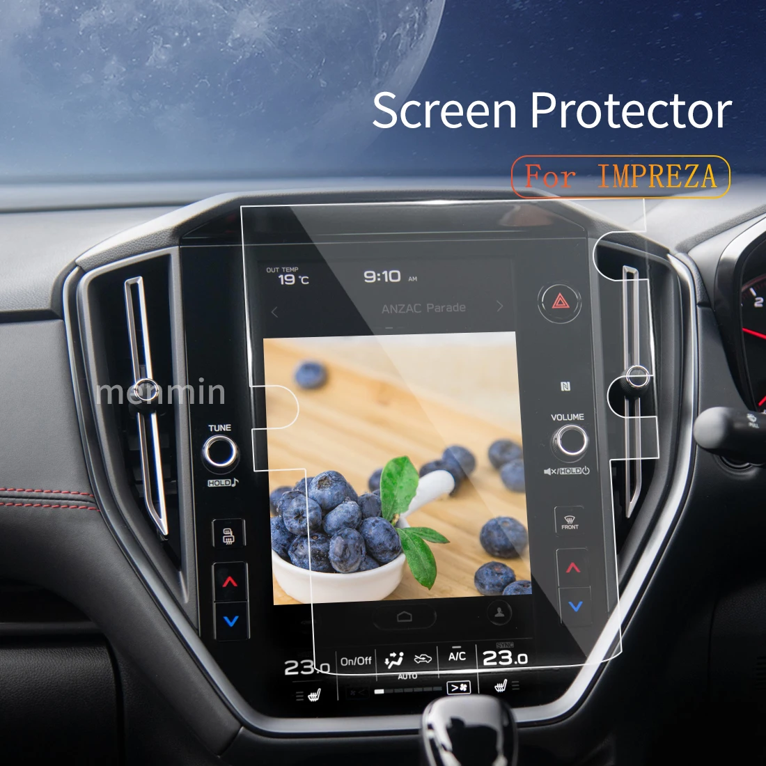 

Car Sticker Screen Protector For Carplay SUBARU IMPREZA RHD 2020 2023 Tempered Glass Protective Film Navigation Auto Accessories