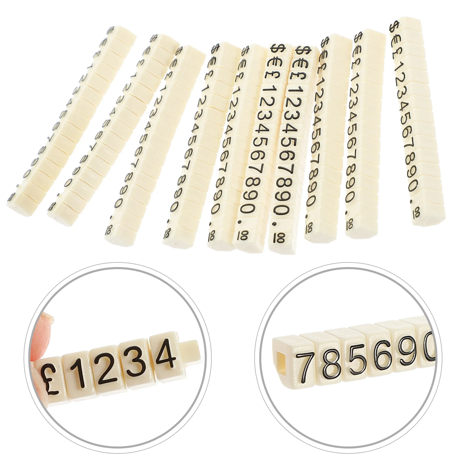 

Price Tag Retail Display Cube Blocks Tags Stand Stands Jewelry Black Jewelry