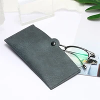 unisex fashion soft leather reading glasses bag protective case cover sun glasses pouch eyewear storage bags eyewear protector