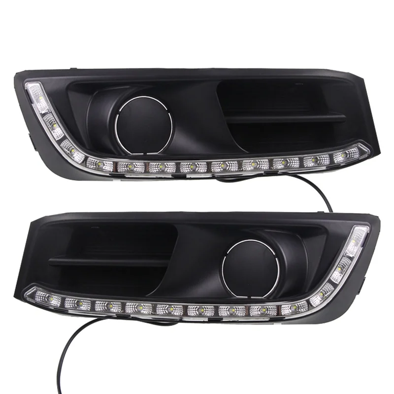 

14-17 For Honda Odyssey Day Running Lamp Modification Front Fog Lamp LED Daytime Running Lamp And Steering Aid