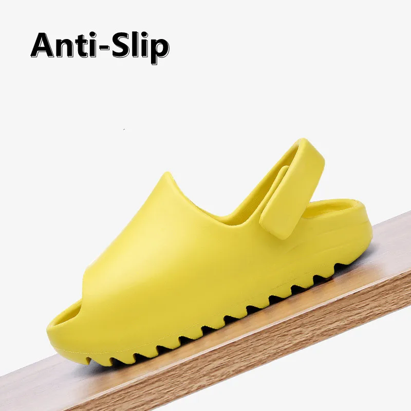 

Summer Kids Sandals Baby Toddler Kids Slip-On Fashion Sandals Boys Girls Beach Water Shoes Eva Soft Children Lightweight Shoes