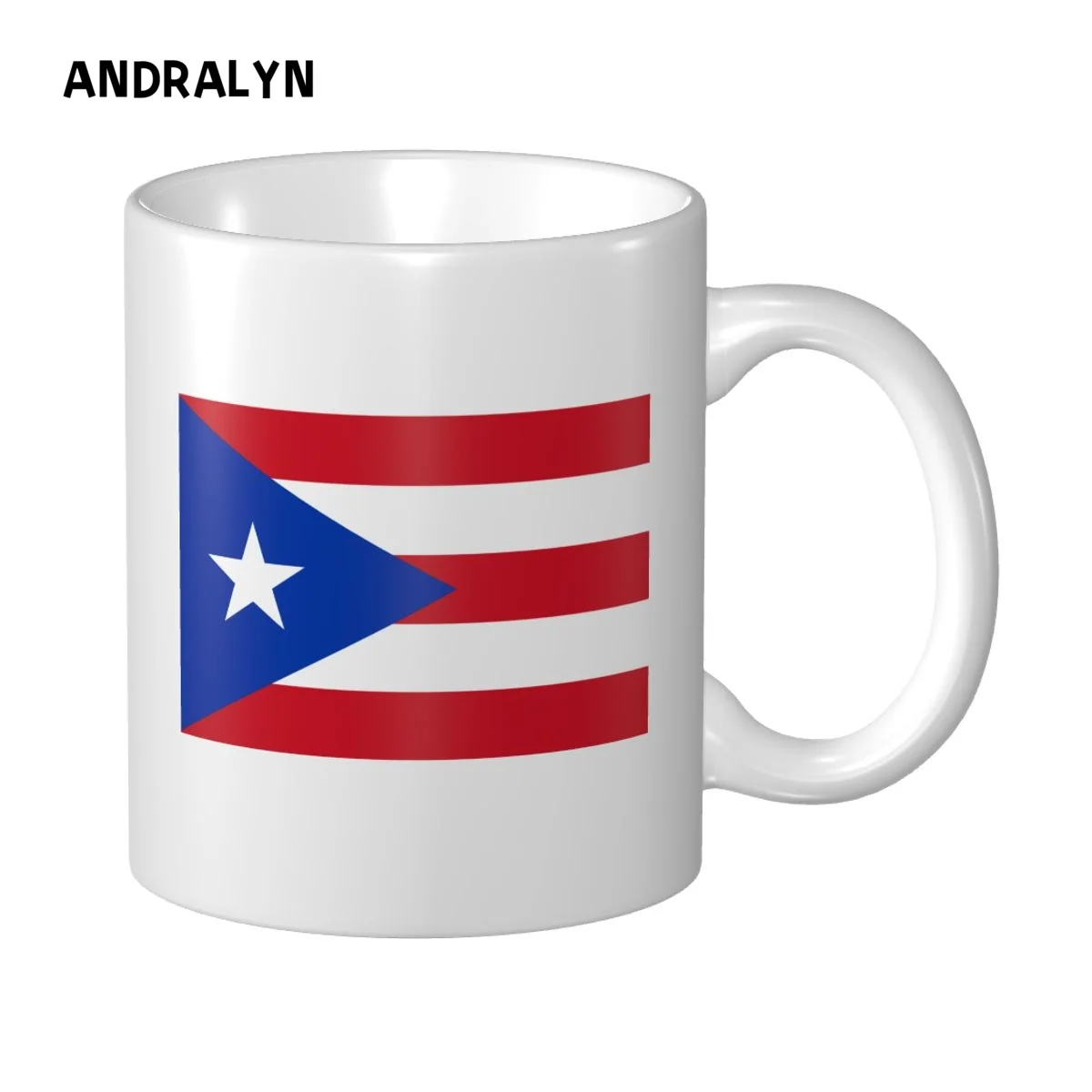 

Personalised Flag Of Puerto Rico State Mug 11oz Ceramic Coffee Mug Cup Dropshipping
