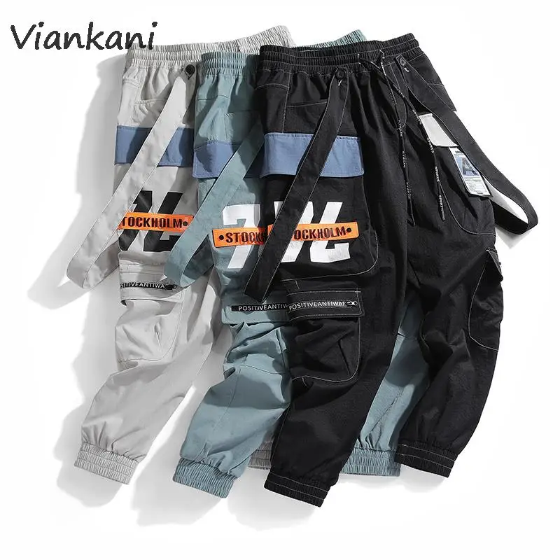 

2022 New Jogger Trousers Men Hip Hop Streetwear Cargo Pants Leisure Sports Fashion Printing Mens Harajuku Sweatpants Overalls