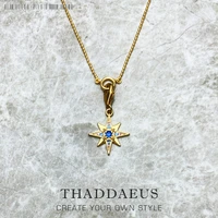charm necklace royalty star summer new lucky golden fashion jewelry europe 925 sterling silver gift for women men