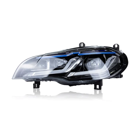 Фара в сборе для Bmw X5 E70 2008 2009 2010 2011 2012 2013, модель светодиодных передних дневных ходовых огней, указатели поворота