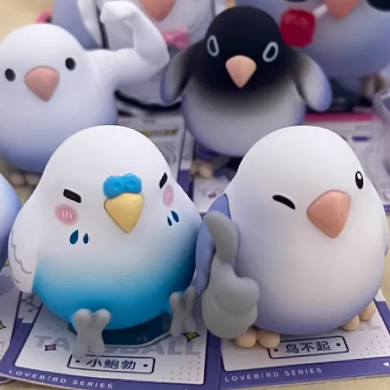Фото Новая фигурка Bad Bad Birdie 3, мини-таро, шарики, птица, слепая коробка, игрушка, коллекционная модель, кавайная модель, стол, подарок-сюрприз №2