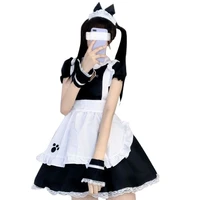 2021 new cartoon cat dress japanese cute heart shaped sexy restaurant waiter uniform cosplay cartoon dress lolita soft girl
