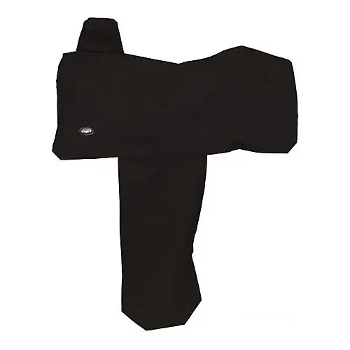 

85JT Tough 1 Heavy Nylon Western Full Horse Saddle Cover W/ Elastic Strap Black